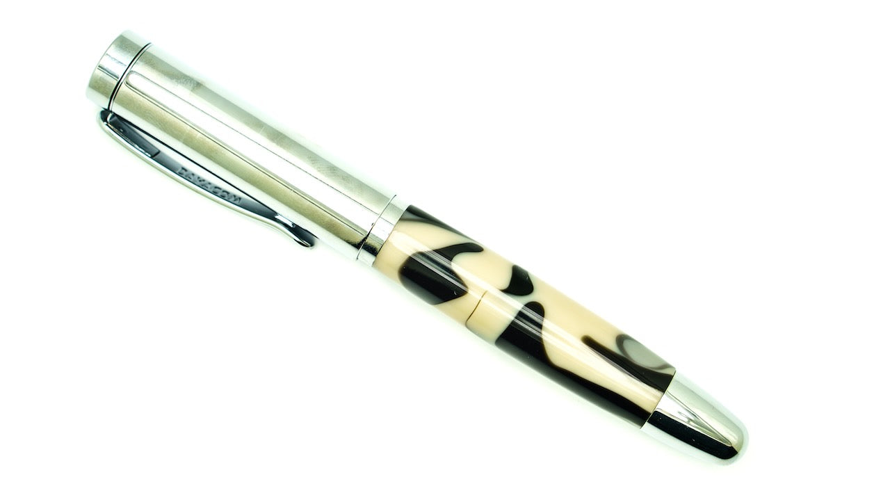 Black/White Chrome Dennis Pen