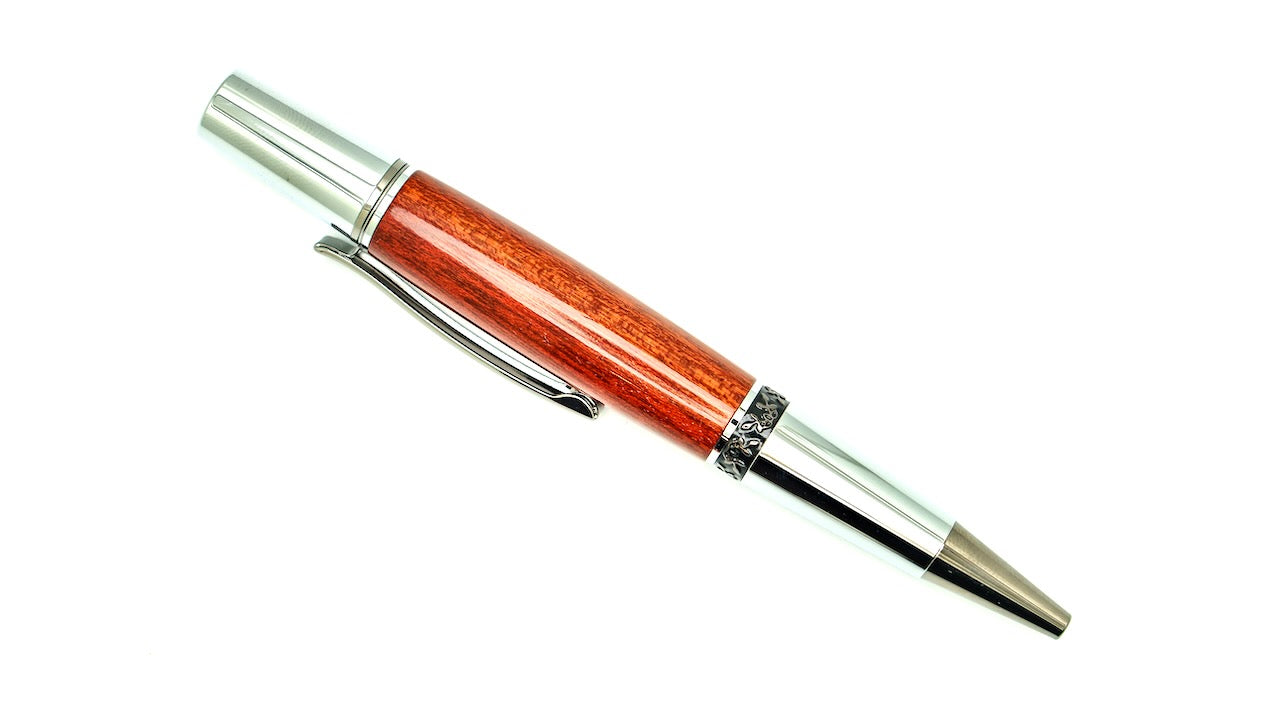 Bloodwood Chrome Aero Pen