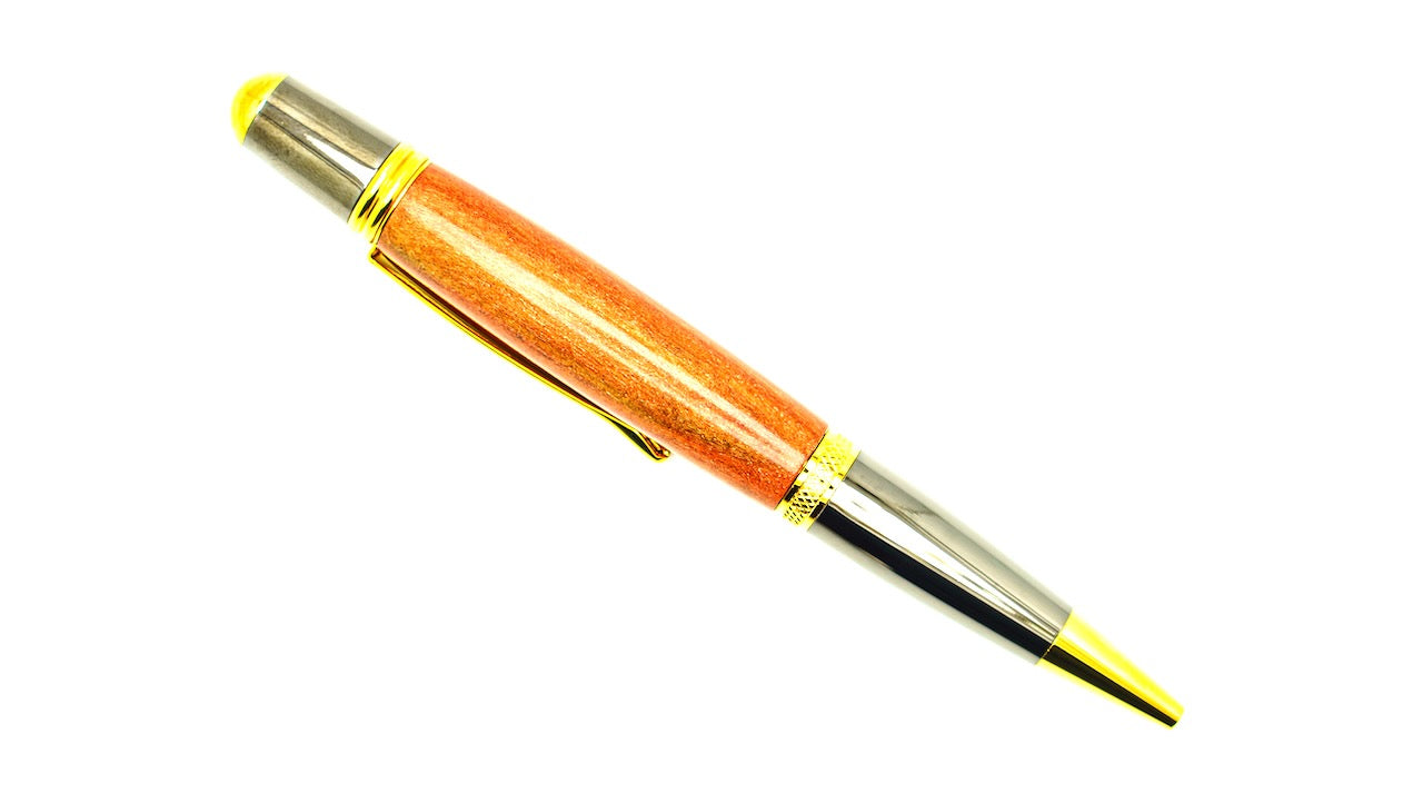 Bloodwood Gold Titanium Sierra Pen