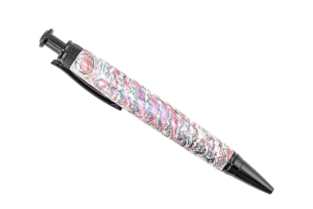 Celestial Swirl Black Chrome Swift Click Pen