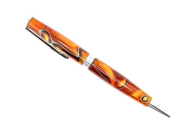 Copper Drift Chrome Streamline Pen