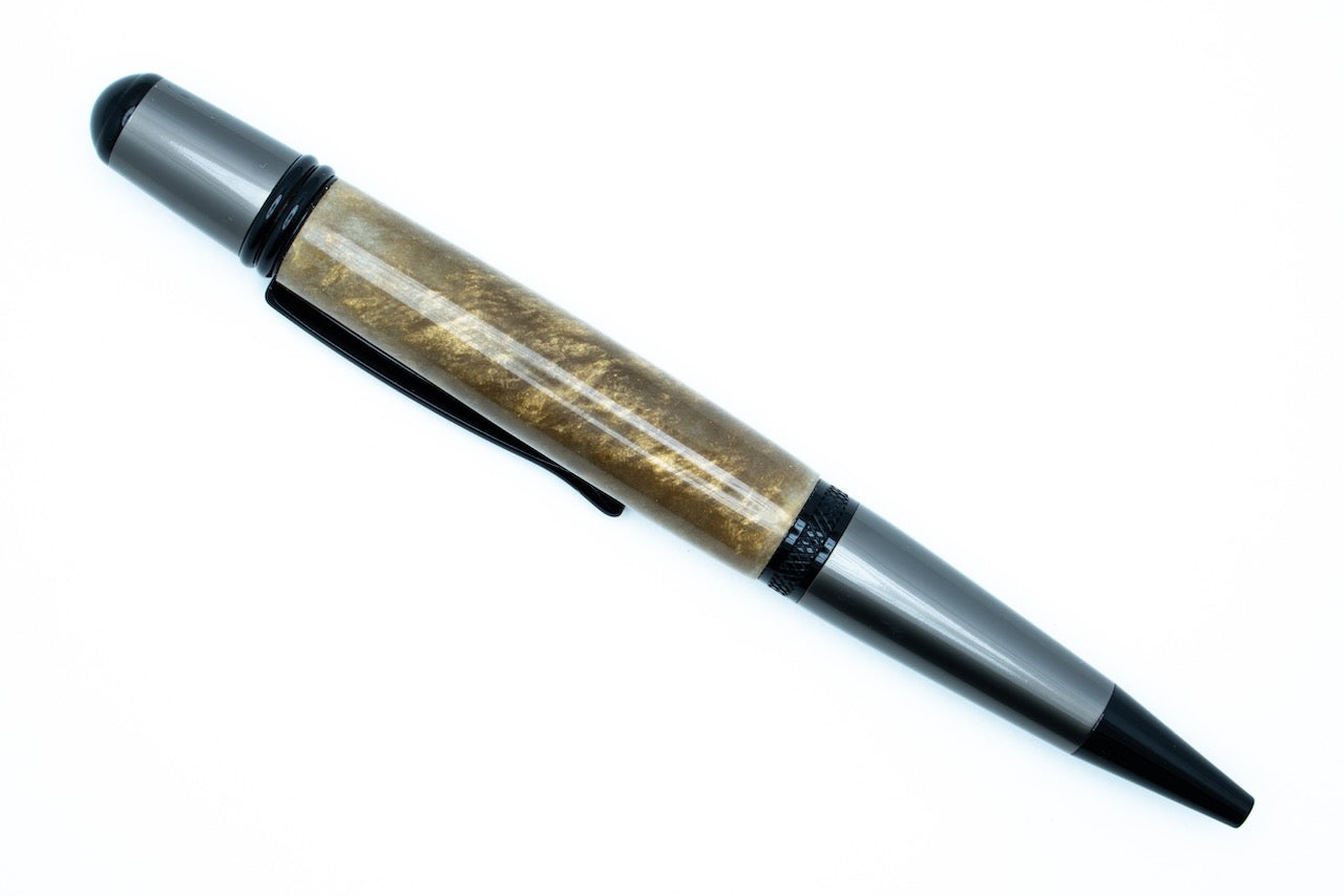 Gold Dust Black Chrome Sierra Pen