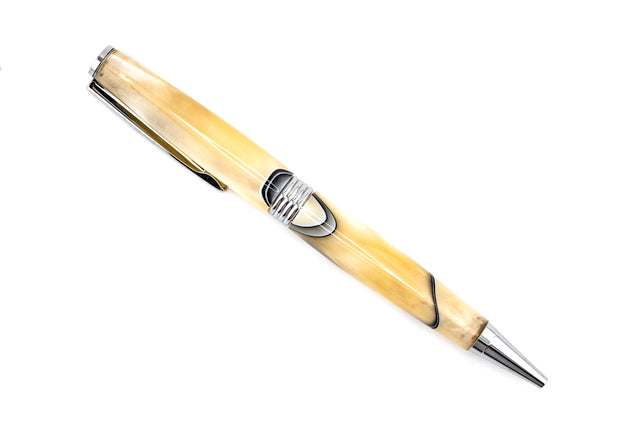 Golden Curve Chrome Streamline Pen