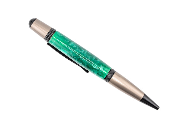 Jade Steel Black Chrome Sierra Pen