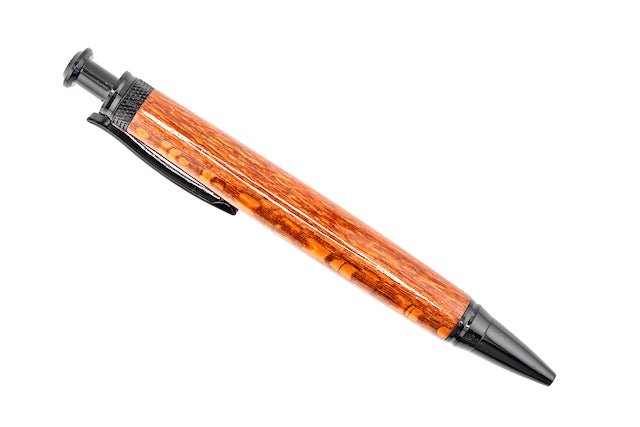 Lacewood Black Chrome Swift Click Pen