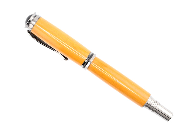 Osage Orange Chrome Jr. Gentlemen Retro Rollerball Pen