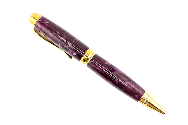 Purple Regin Gold Titanium Cigar Pen