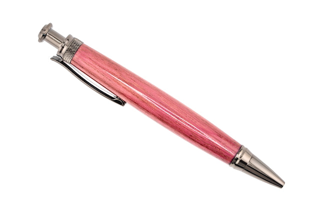 Purpleheart Gun Metal Swift Click Pen
