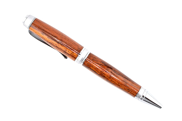 Rosewood Chrome Cigar Pen