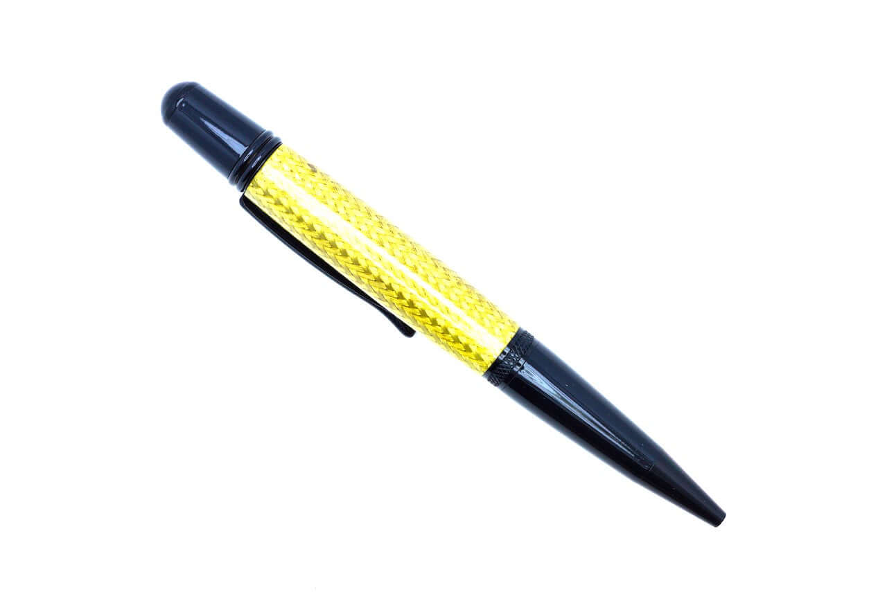 Gold Carbon Fiber Black Chrome Sierra Pen