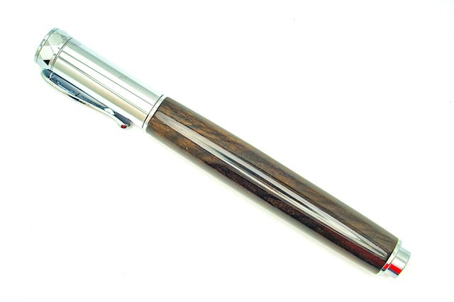 Irish Bog Oak Chrome Zen Pen