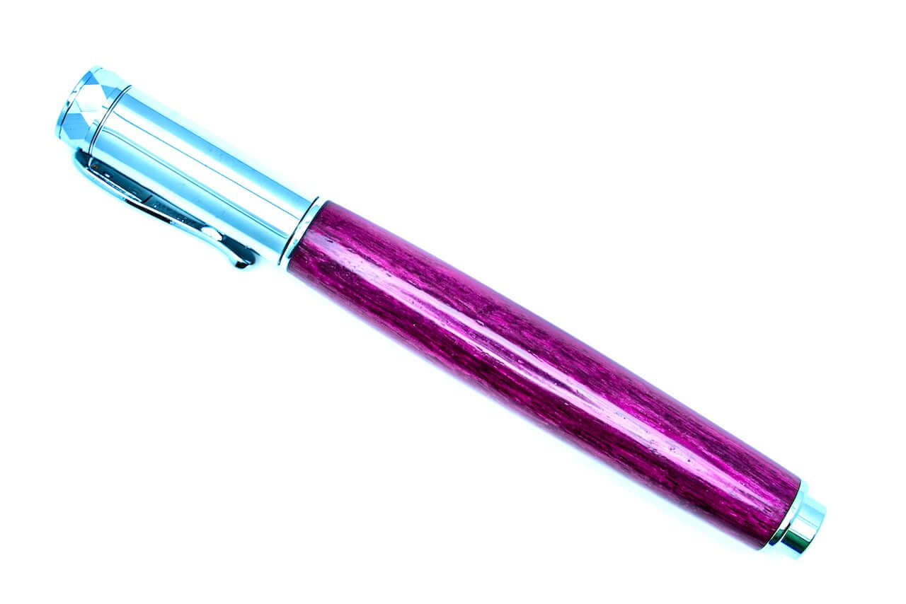 Purpleheart Chrome Zen Pen